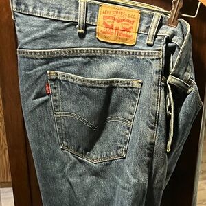 Levi's Light Blue Denim Jeans 46x 32l